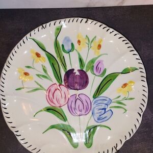 Floral Ceramic Wall Plate
